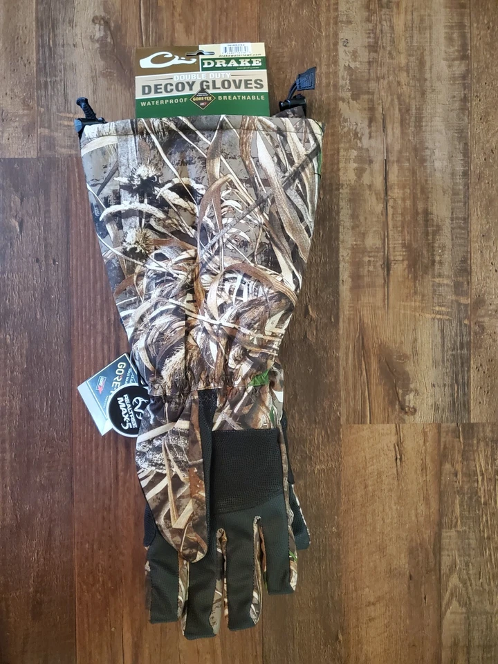 Drake Waterfowl Double Duty Decoy Gloves Goretex Xl mcalister sitka avery filson - Image 2 of 3