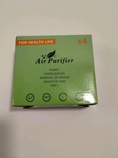 Air Purifier Wall Plug-In 4-Pack Air Ionizer Sterilization PM2.5 Black