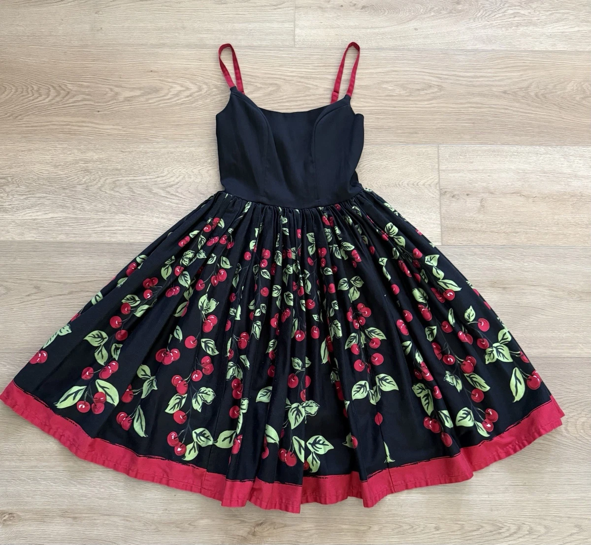 Pinup Dress Cherry for sale | eBay