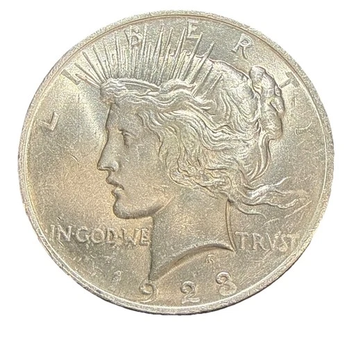1923-P Philadelphia Peace Dollar US Coin 90% Silver $1 BU