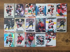 Huge Lot of 17 Dawson Mercer Hockey Cards - New Jersey Devils.