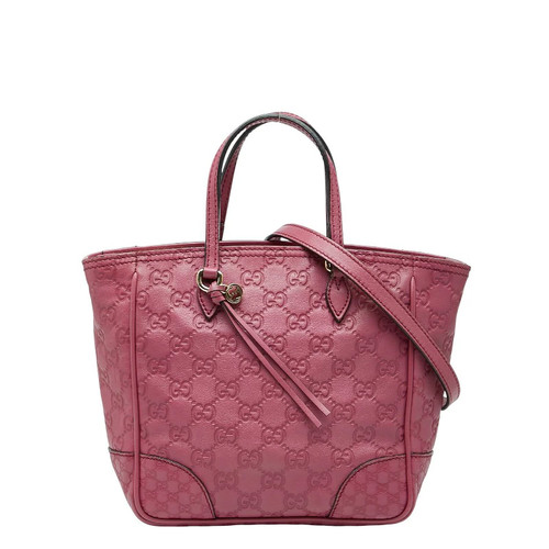 Gucci Handbag Shoulder Bag 2Way 353121 Purple Leather Ladies Used