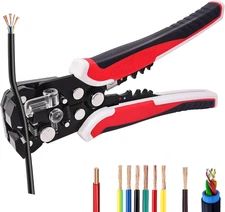 Professional Self-Adjusting Wire Strippers,3 in 1 Stripper/Cutter/Crimping,Heavy