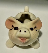 VINTAGE SHAWNEE POTTERY PIG OPEN SUGAR BOWL OR SMALL PLANTER