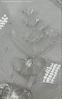 Clear Crystal Rose Round Shape Kitchenware Platter And Bowls Lot Of 3 — photo 5