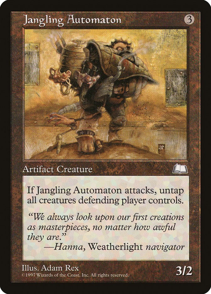 4x Jangling Automaton - LP - Mirage block - SPARROW MAGIC mtg