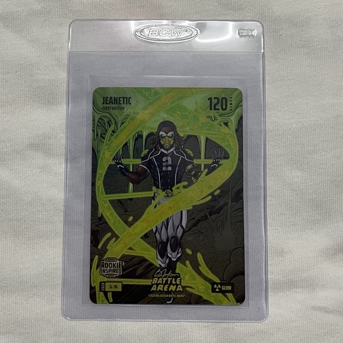 2026 Bo Jackson Battle Arena JEANETIC Slime Battlefoil GLOW SP Jeanty #SL-96 RC