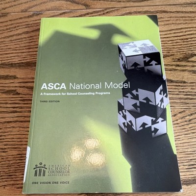 ASCA National Model 3rd Edition Paperback Textbook 2019 School Counseling
