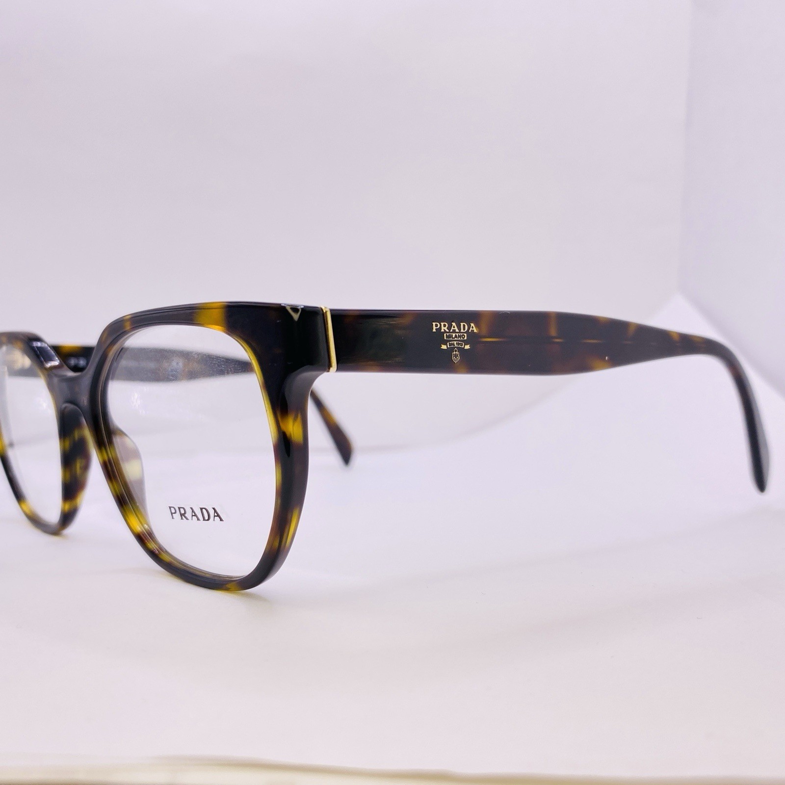 Prada Milano Eyeglasses Frames VPR 02U 2AU-1O1 50 [] 17 140 MM Havana Tortoise thumbnail 7