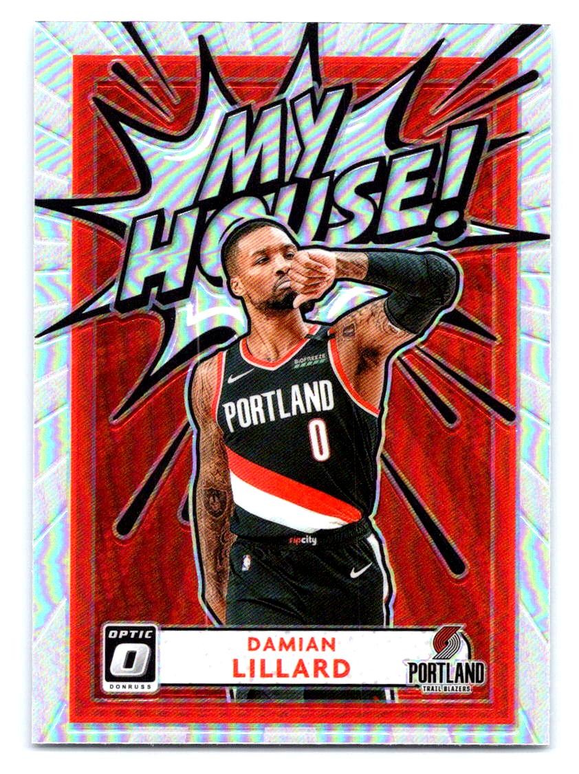 2020-21 Donruss Optic #7 Damian Lillard My House Holo