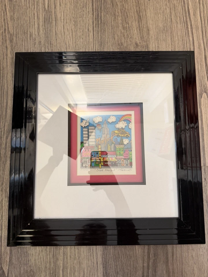 Charles Fazzino “Over New York” – 3D Limited Edition Pop Art– Hand Signed–Framed - Image 4 of 4