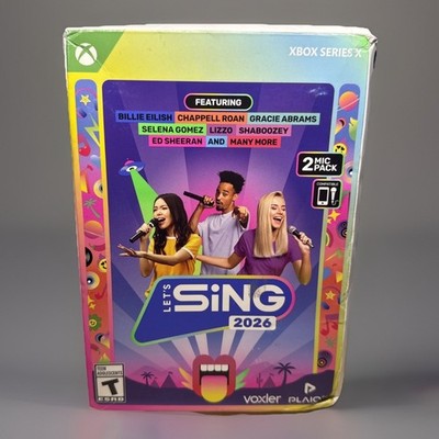 Lets Sing 2026 + 2 Microphones Bundle (Xbox Series X)  Excellent Condition