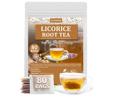 Premium 80 Licorice Root Tea Bags, Made with 100 High Sweetness Wild Licorice R
