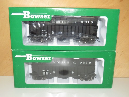 H0 Bowser 2x 41951/41953 70 toneladas 3 bahías Woodchip Hopper GM&O como nuevo embalaje original 056 | Condition: Gebraucht