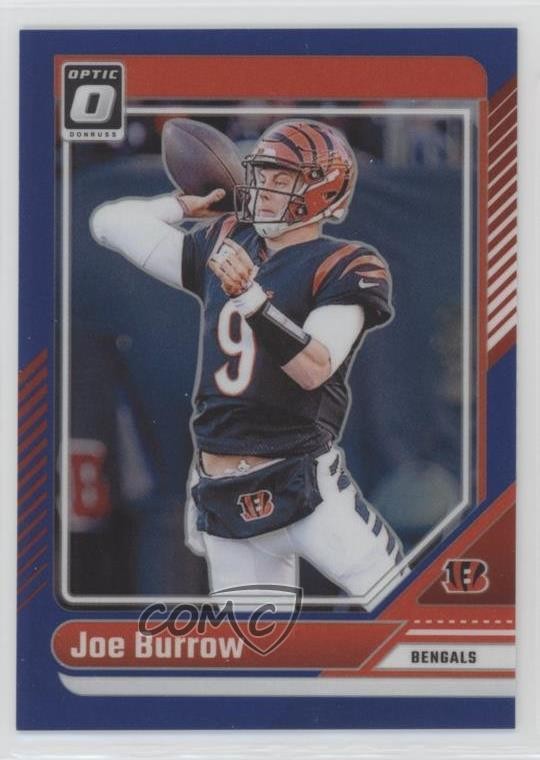 2024 Panini Donruss Optic Blue Prizm 25/199 Joe Burrow #38 01i1