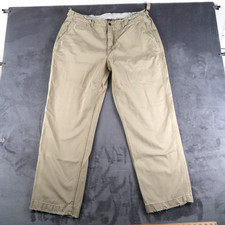 Vtg Polo Ralph Lauren Pants Men 38x32 Military Beige Chino 67-RL-1T202 Adjust