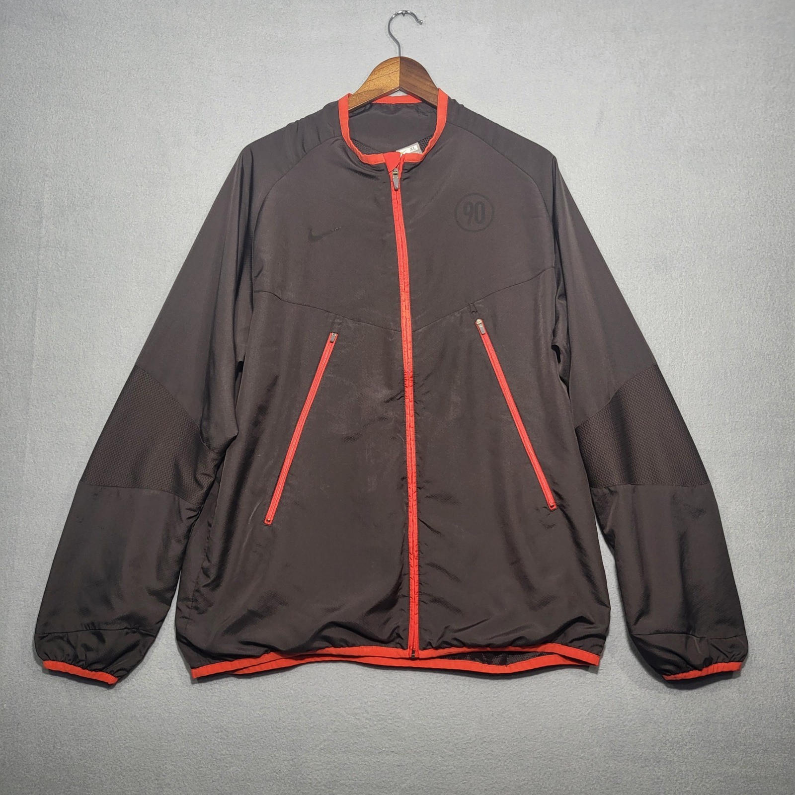 SACAI X NIKE Giacca Nike Uomo XL Nera Total 90 Full Zip Leggera Giacca a Vento Maglia