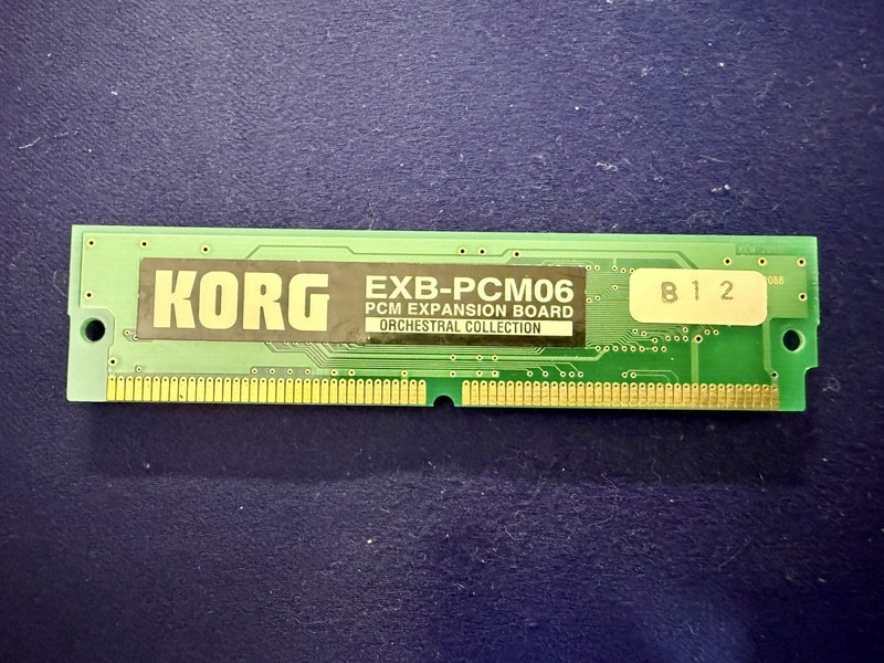 Korg EXB-PCM06 EXB-PCM07 Orchestral Collection PCM Expansion Boards Triton Karma