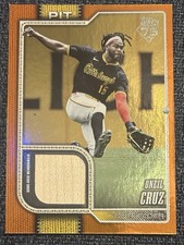 2026 Topps Series 1 #246 Oneil Cruz Bat Relic Orange 7/25