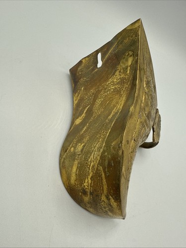 Vintage Brass Shoe Stirrups Conquistador Spanish Colonial Ornate - Picture 14 of 18