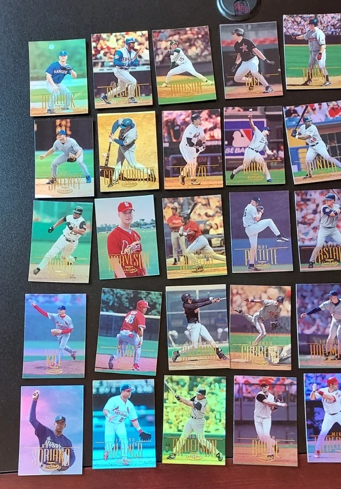 2002 Topps Gold Label Baseball Lote de 58 Piazza, Thome, Biggio, Hunter Sin Dupes Foto 2 de 4