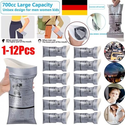 Einweg Notfall Toilette Urin Verkehr Stau Auto Pee Bag Reise Erbrochene Taschen