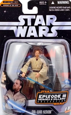 OBI-WAN KENOBI ''ROTS'' STAR WARS THE SAGA COLLECTION HEROES & VILLAINS HASBRO