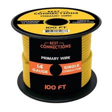Automotive Primary Wire - 100ft Various Color Options Ideal for Trailer, ...