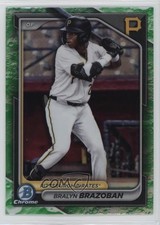 2024 Bowman Draft Chrome Lunar Glow Refractor Bralyn Brazoban #BDC-124 1l7v