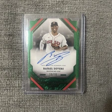 2025 Topps Tier One Rafael Devers Auto /15 Boston Red Sox