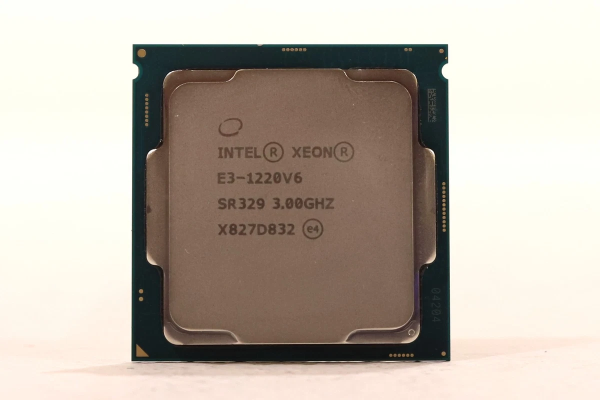 Intel Xeon E3-1220 V6 Processor Model Computer Processors (CPUs