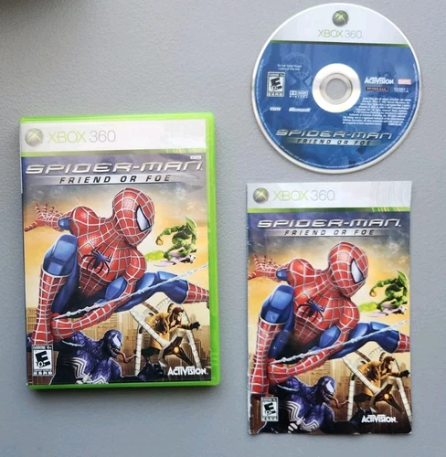 Spiderman Friend or Foe CIB W/ Manual - Tested - Xbox 360