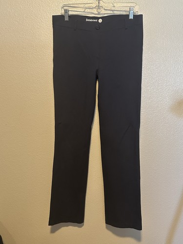 NEW Betabrand 2-Pocket Straight Leg Yoga Pants W1550 Solid Navy Blue Size Large - Picture 4 of 8