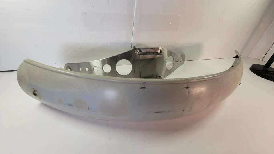 Original 1972 Yamaha DT2 Front Fender /Metal Guard Brace Support Bracket Enduro  - Image 2 of 4