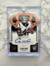 2013 Crown Royale -  Bronze Holo Die-Cut Auto /99 - Cierre Wood - Patriots