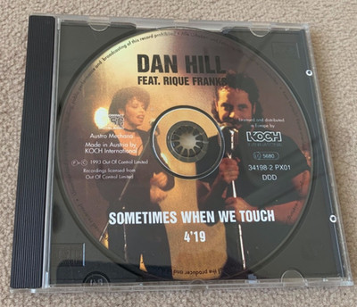 Maxi CD:  ''Sometimes When We Touch''  von Dan Hill feat. Ricke Franks 1993