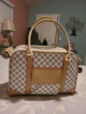Pet Carrier Checkered Airline Approved