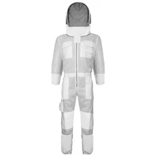 Ventilated 3-Layer Beekeeping Suit with Veil: Unisex Protective Gear