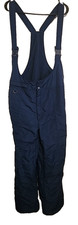 Vtg Ski Lion Blue Ski Bibs Overalls Pants Sz Large Unisex  Imperfections READ 