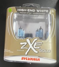 Sylvania H11 Silverstar Zxe Gold Halogen Headlight Bulb 2 Pack H11szg.pb2 0047 Sylvania H11 Silverstar Zxe Gold Halogen Headlight Bulb 2 Pack H11szg.pb2 0047