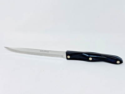 Vintage Cutco 1729 Petite Carver Serrated Steel 6.75  Double D Edge Knife  NICE
