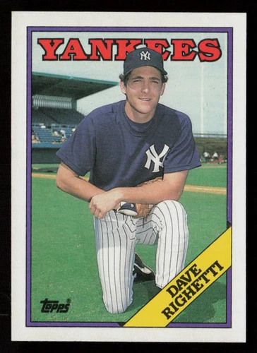 Dave Righetti 1988 Topps #790 New York Yankees Baseball Card