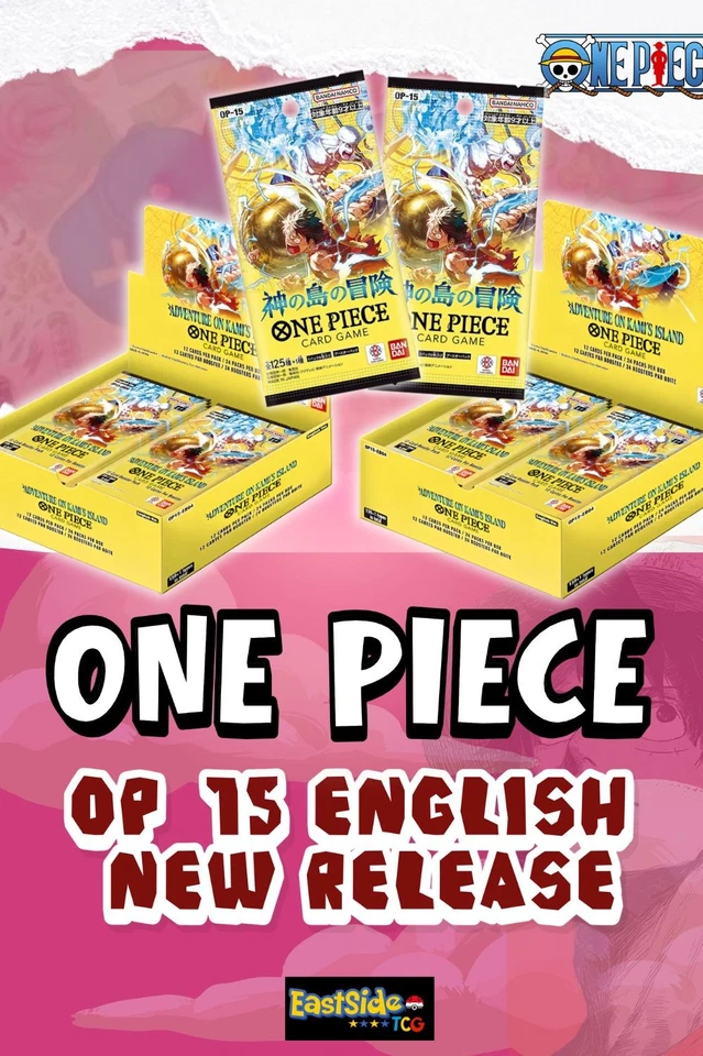 ⚡ONE PIECE OP-15 ENGLISH⚡RIP & SHIP ⚡EASTSIDE TCG⚡