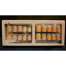 Yilamo Press On Nails French Tips / Multicolor