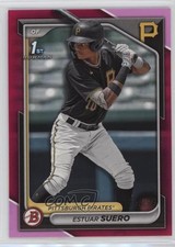 2024 Bowman Prospects Fuchsia Border /299 Estuar Suero #BP-63 0n64