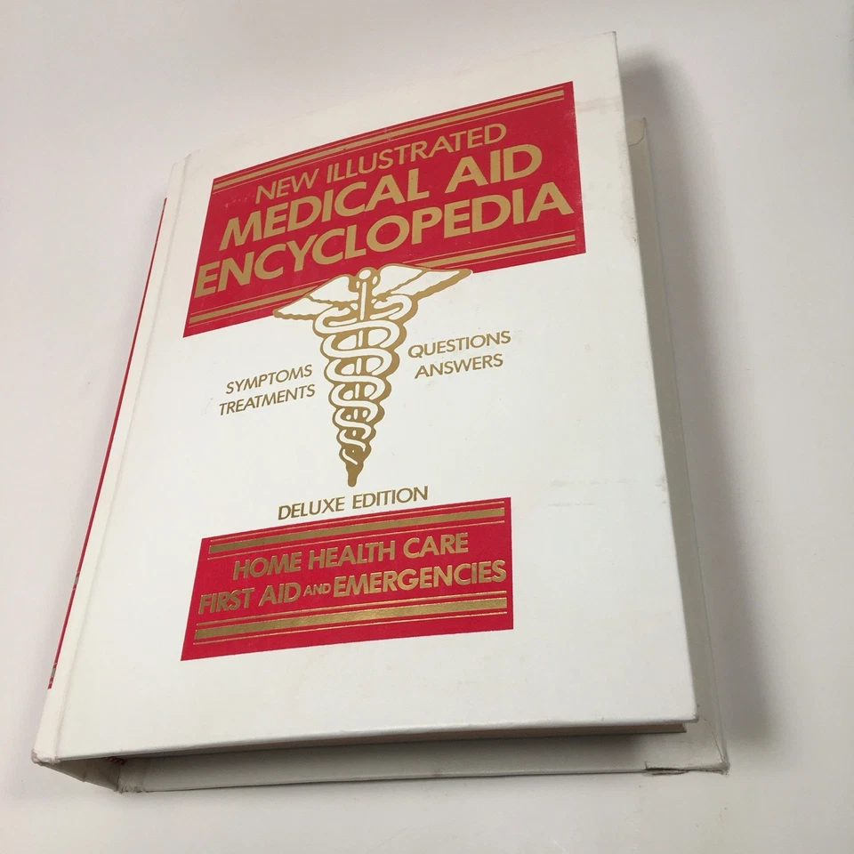 New Illustrated Medical Aid Encyclopedia-Hardcover Book- Symptoms/Treatments - Image 2 of 4