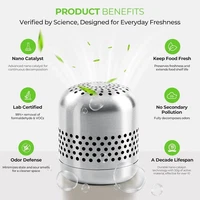 Refrigerator Fridge Deodorizer,Lasts for 10 Years,Odor Eliminator Travel Size