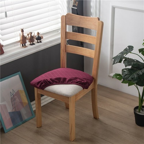 1/4/6 Stck. Spandex Jacquard Esszimmer Stuhl Sitzbezüge abnehmbar waschbar dick - Bild 5 von 23