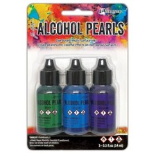 Ranger Ink - Tim Holtz - Alcohol Inks - Pearl - Kit 6 Elixir, Divine, Opulent