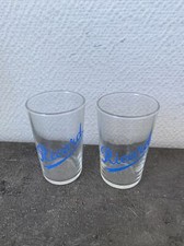 2 anciens petit verre Ricard pub mignonnette deco Momie